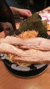 濃厚醤油豚骨ラーメン 馬力屋 明野店