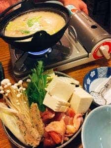鶏皮鶏飯