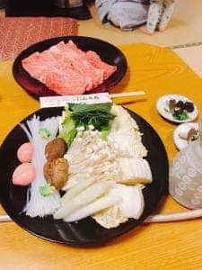 赤目温泉 山水園 食事会場