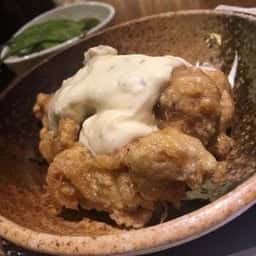 鶏皮鶏飯
