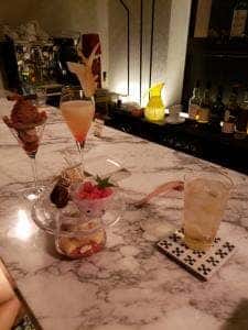 チョコレートとパフェ そしてお酒 フロランタン