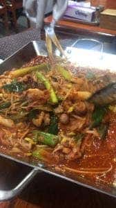 韓国家庭料理 いも
