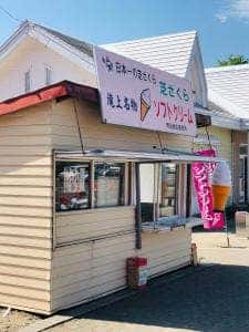 芝ざくら ソフトクリーム