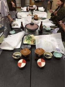 京都・湯の花温泉 松園荘 保津川亭 食事会場