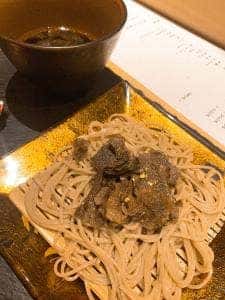 北新地 トリュフ蕎麦 わたなべ