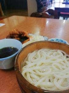 一天 たらいうどん