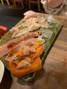 梅田東通り 肉寿司
