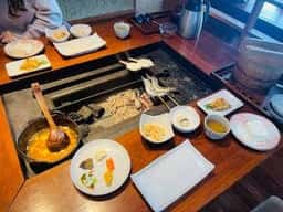 囲炉裏焼き あなみ