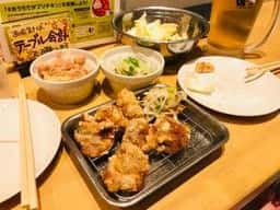 骨付鳥、からあげ、ハイボール がブリチキン。今泉店