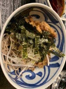 肉盛り蕎麦