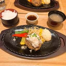 ハンバーグとローストビーフ丼 YOSHIMI