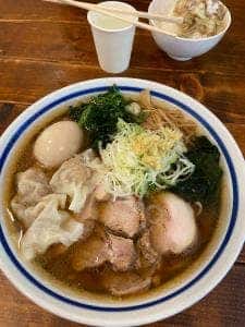 生姜醤油ラーメン 波音食堂