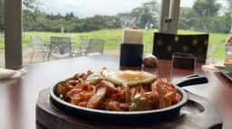 富士山の見えるレストラン