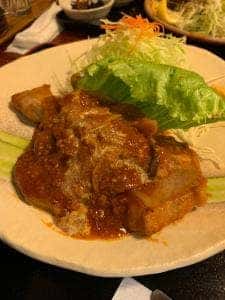 とんかつ 一文字