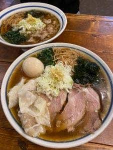 生姜醤油ラーメン 波音食堂