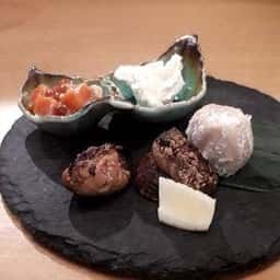 原始焼 日本酒 雨のち晴レルヤ。