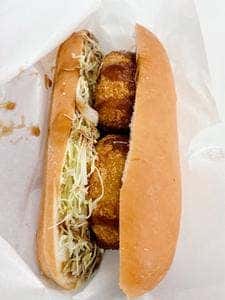 コロッケと明太子