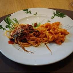 食事とワインおしゃべりきのこ