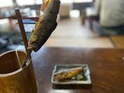 ヤマメ料理 見月茶屋