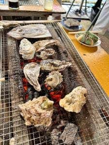 マルモ水産 九十九島海上かき小屋