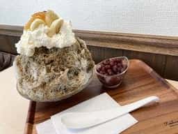 天然氷 昭島 かき氷 カフェ不二