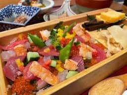 ばらちらしと京ばんざい 鮪花壇 大丸東京店