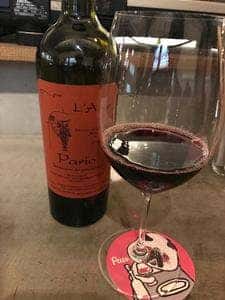 Pen and wine Paw