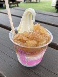 ソフトクリームCAWBELL 田園プラザかわば