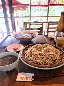 蕎麦とさーもんと・・・ 有庵
