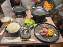 永田精肉店 肉屋のハンバーグと炊きたての米