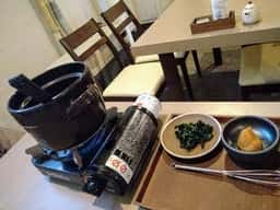 海鮮飯と日本茶 かさなる