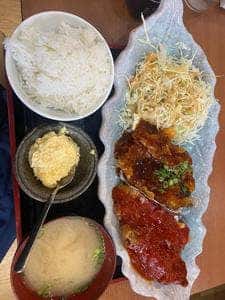 黒酢チキン南蛮定食 たかもとや 小倉東店