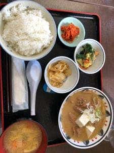 もつ煮定食 五郎丸