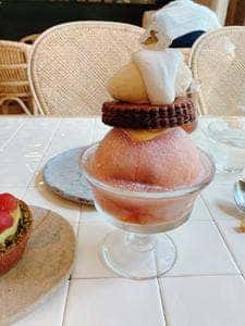 teal chocolate&ice cream