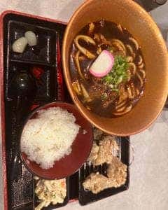 天狗のカレーうどん