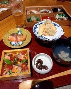 ばらちらしと京ばんざい 鮪花壇 大丸東京店