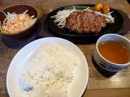 1ポンドのステーキ ハンバーグ タケル 東三国店