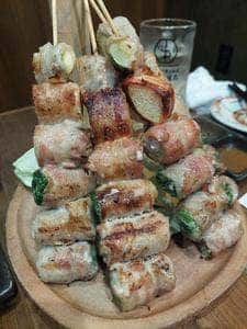 炭火野菜巻と魚串 ときわ福島