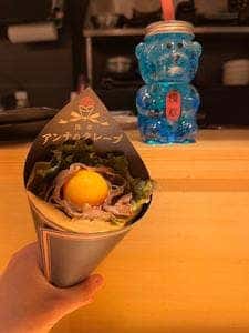 アンナのガレットと焼酎