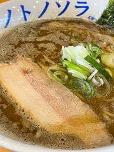 千里浜煮干ラーメン ノトノソラ