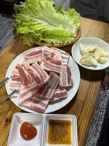 おいしいサムギョプサル