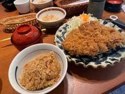 厚切りとんかつ＋魚かつ よし平