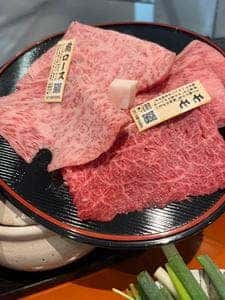 伊勢外宮カウンターすき焼きおりにく