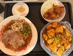 天津飯と米焼売