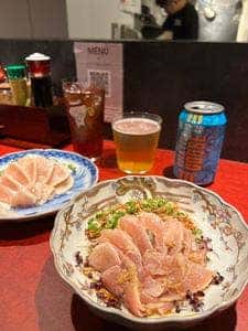 鳥刺し酒場スタンドくーま君