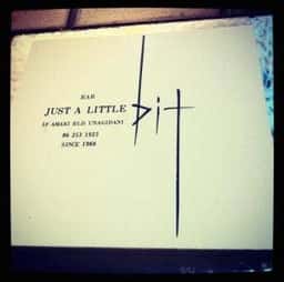 just a little bit