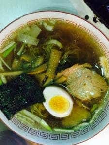 屋台のラーメン