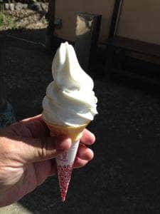 平泉寺のソフトクリーム屋さん