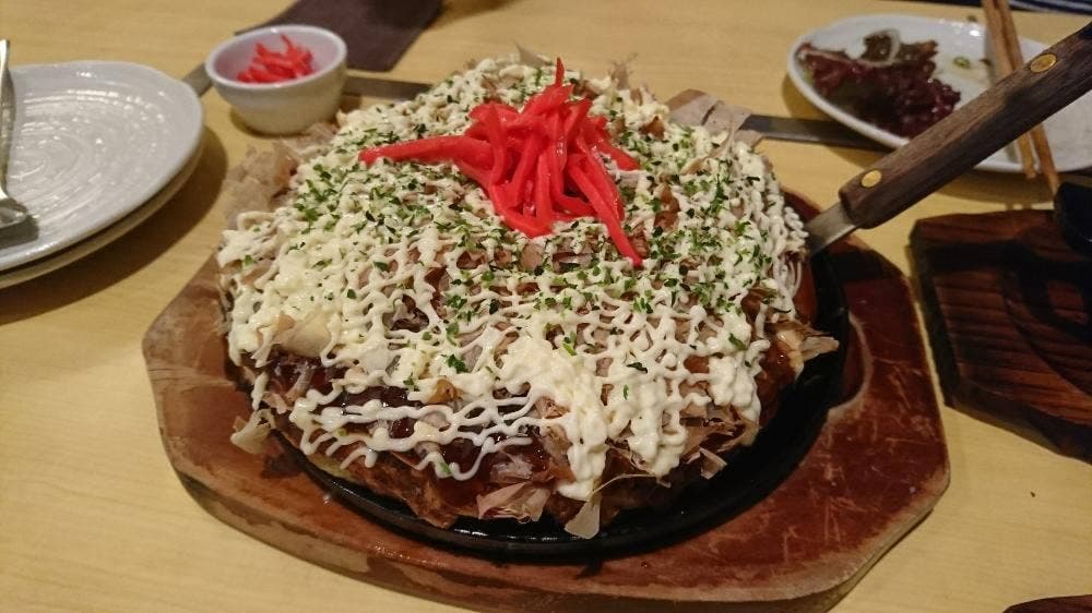 てっぱん料理風天