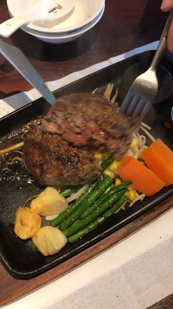 炭火焼工房 ハンバーグステーキ 黒平